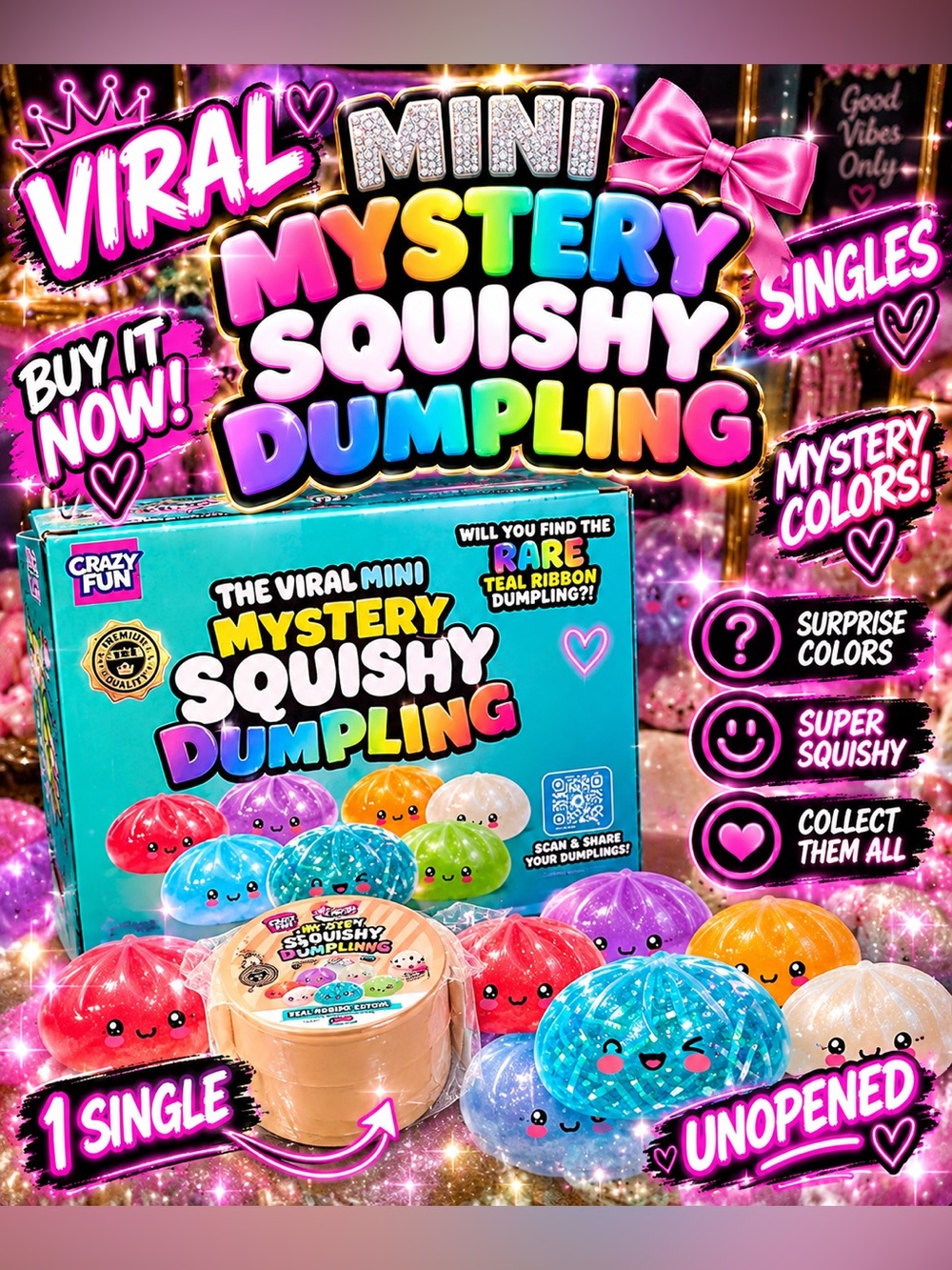 Viral crazy fun dumpling mini (1) singles